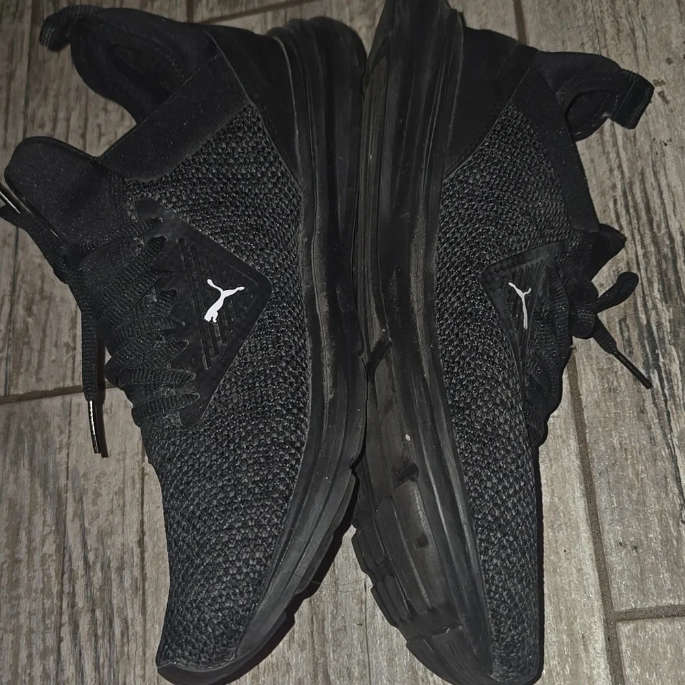 Puma Men's Black Athletic Sneakers - Picture 3 of 6